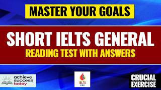 IELTS Short General Reading Test 195 With Answers.