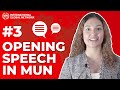 Episode 3 opening speech in mun