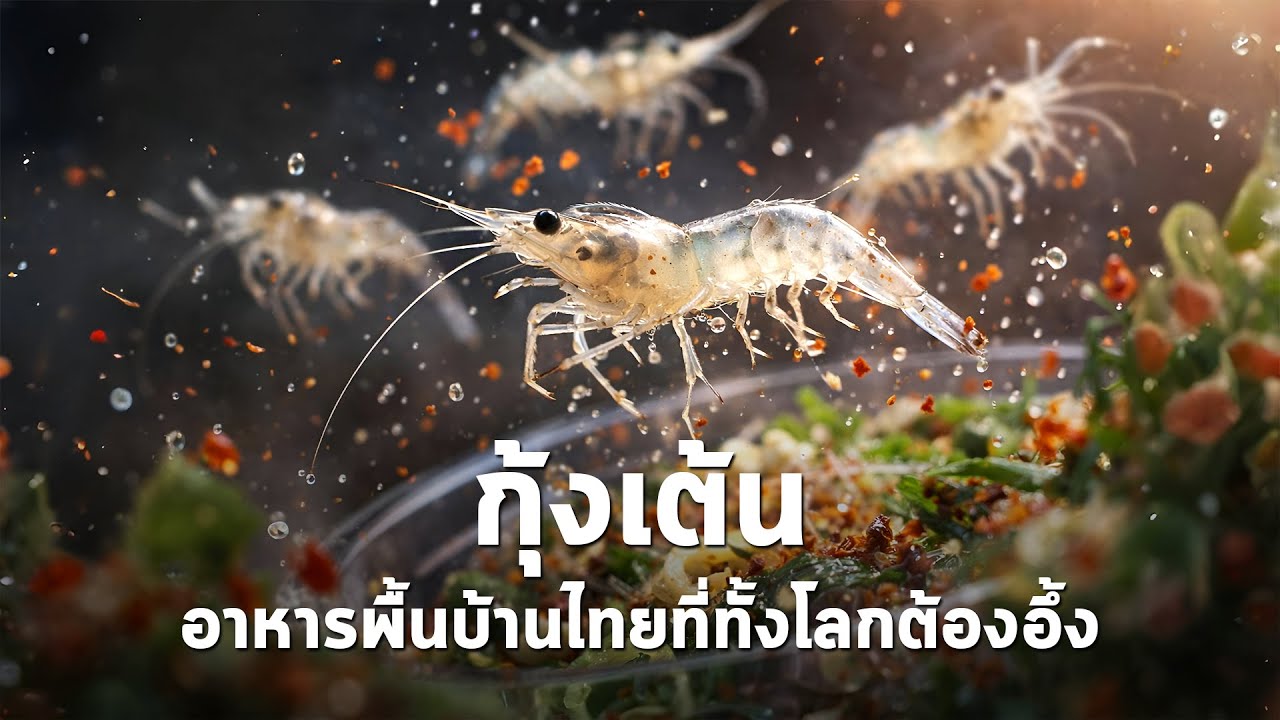 นานาสาระ ตอน กุ้งเต้น อาหารพื้นบ้านไทยที่ทั้งโลกต้องอึ้ง!