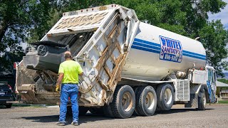 Crane Carrier Co. Integrated Rear Loader Garbage Truck - The CCC IRL
