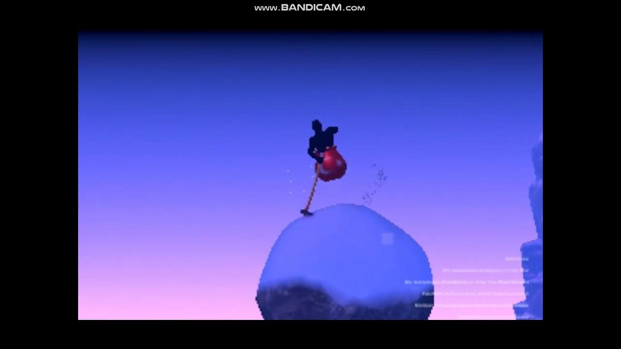 Getting Over It Bucket Jump in 12.726 YouTube