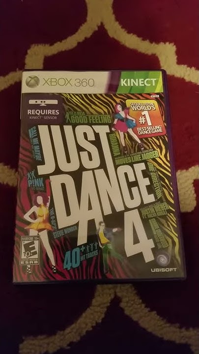 Just Dance 4 Xbox 360 video game unboxing - YouTube