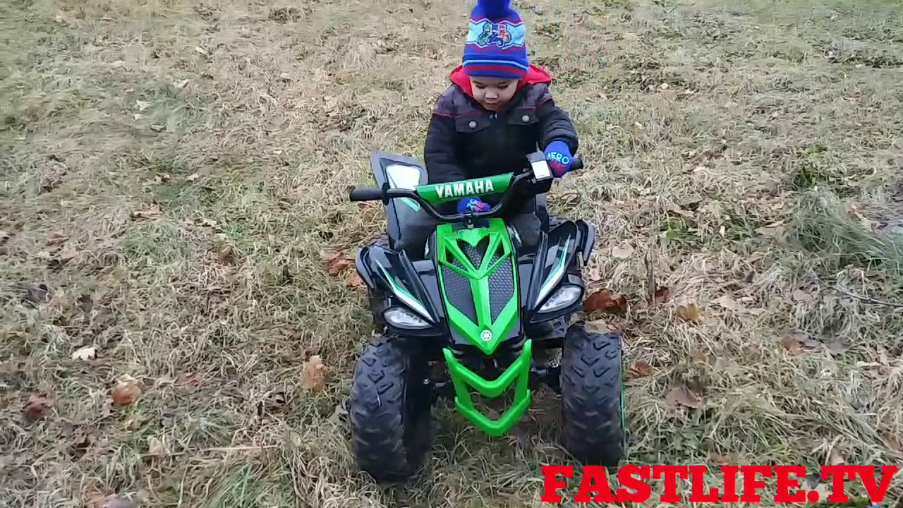 12 volt yamaha raptor 700 - YouTube