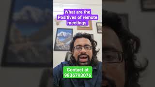 Discussion Positives of Remote meeting in English #exam #remotemeeting #corporate #shorts #video