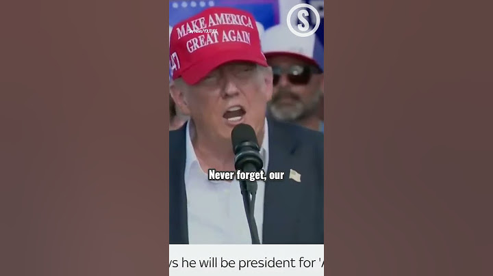Fmr. President Donald Trump speaks to supporters at his first rally since debating President Biden