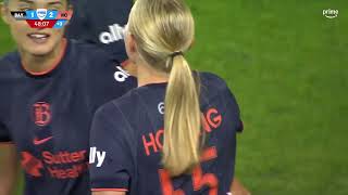 Bay FC Goal by Hocking against North Carolina Courage