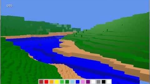 Representation of GIS data with Voxel Engine