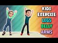 Kids Daily Exercise: Legs + Belly + Arms