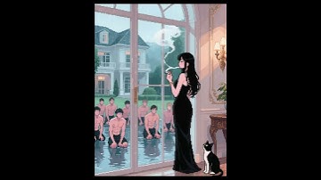 Pixel Art: Entering the house, Not a chance!  #ai #aiart  #aivideo #digitalart #creative #anime