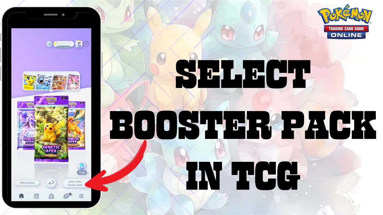 How to Select Booster Packs in Pokemon TCG Online 2024?