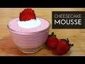 MOUSSE CHEESECAKE DE FRESA