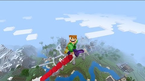 Minecraft jetpack in minecraft tutorial with command blocks! #shorts