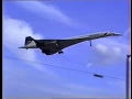 BA Concorde landing at London, Heathrow in 1993