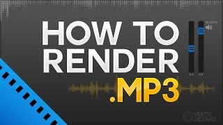 Sony Vegas Pro 1314 How To Render As Mp3 Audio Format High Quality Audio