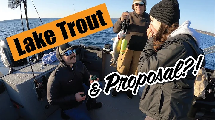 Lake Trout on Cayuga Lake AND Proposal on the Water!