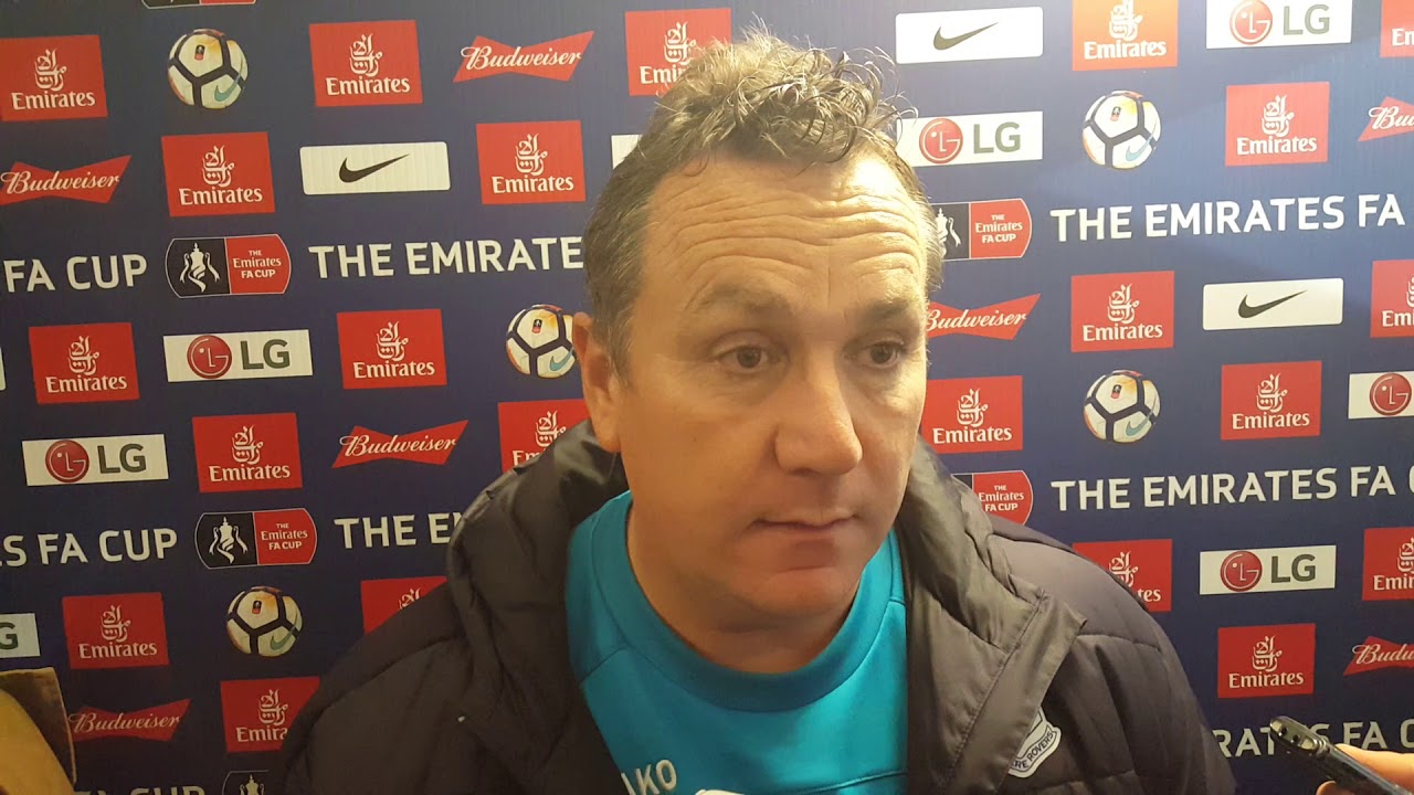 Post-match Micky Mellon (Peterborough United)