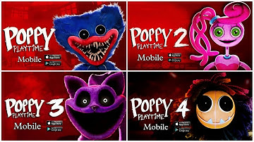 Poppy Playtime Chapter 1 2 3 & 4 Mobile Full Gameplay Walkthrough (Android & iOS)