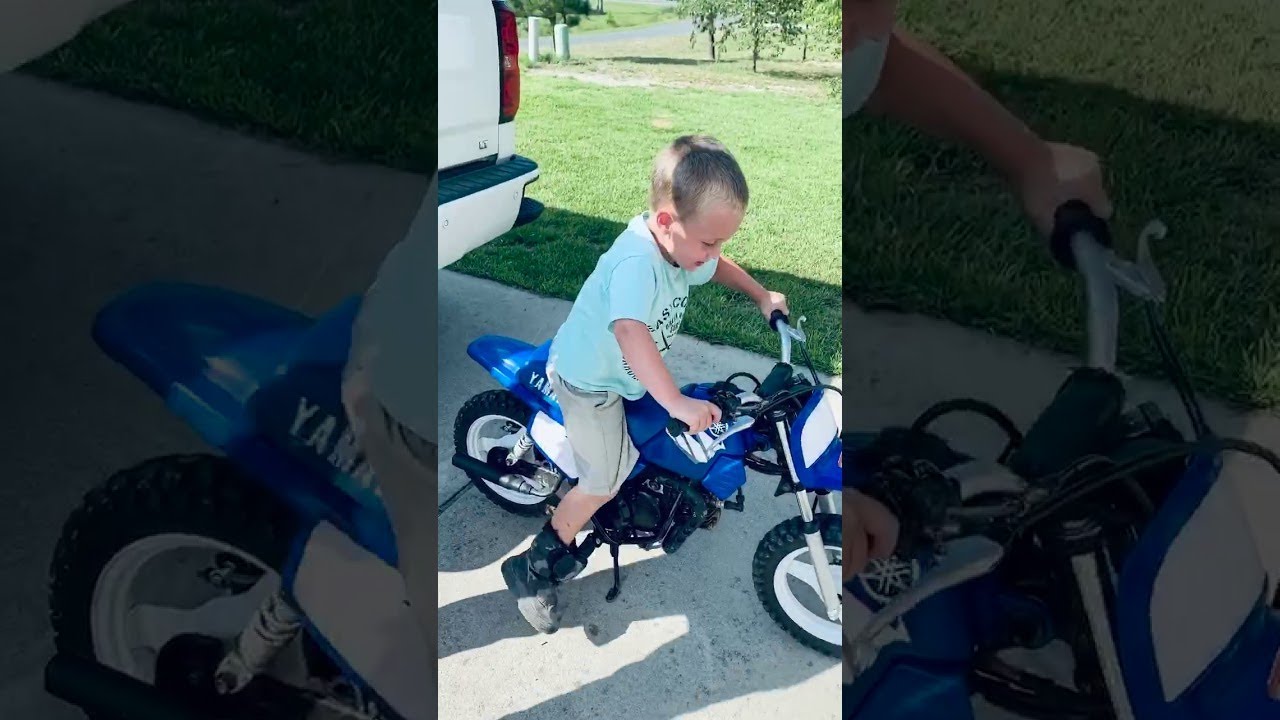 Download Dad Surprises Son with Dirt Bike || ViralHog - YouTube