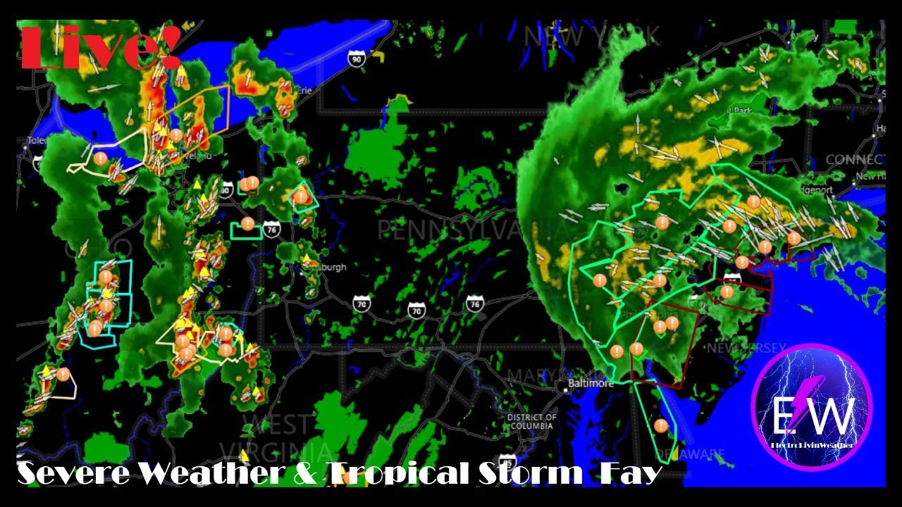 Tropical Storm Fay & Severe Weather Coverage! (July 10th 2020!)