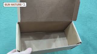 Environmental Friendly Kraft Corrugated Mailing Box With Custom Logo