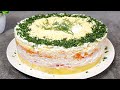 MIMOSA SALAD بخشی از هر میز غنی است دستور اصلی دستور پخت مرحله به مرحله 