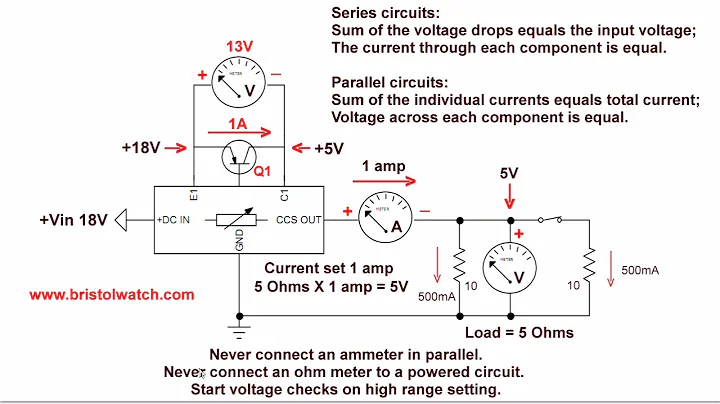 Constant Current Source Multimeter Trouble Shooting