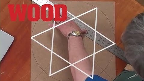 How To Lay Out a 6 Point Star - No Math Geometry - WOOD magazine