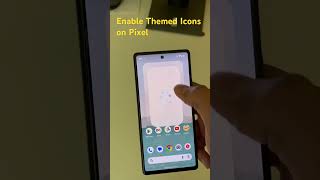 Pixel on Android 13 - Enable Themed Icons #googlepixel #googlepixel7 #Pixel6a #ttechshorts screenshot 2