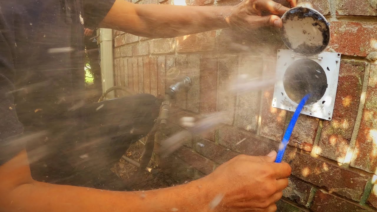 There was a HUGE surprise at the end of this DRYER VENT🤯