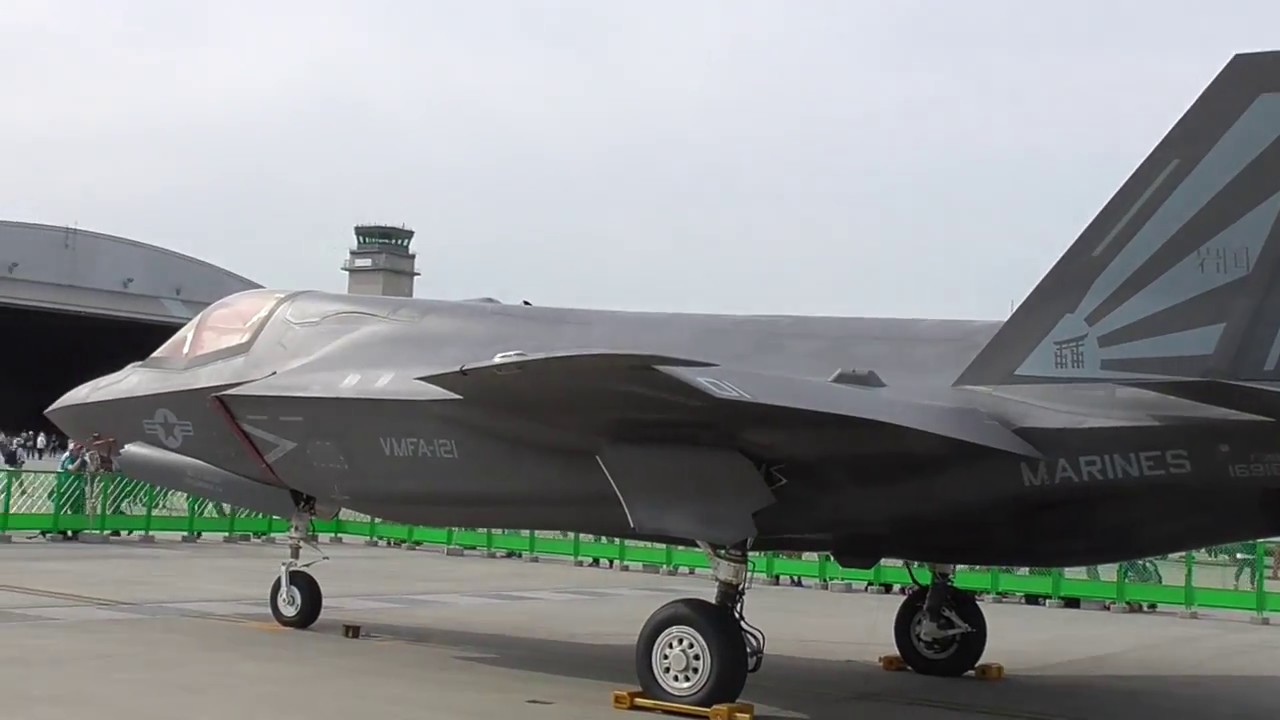 地上展示機 F-35B VMFA(AW)-121 グリーンナイツ 岩国フレンドシップ
