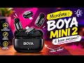 Microfone BOYA Mini 2 funciona no Motorola?