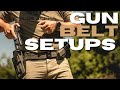 Gun belt setups  blue alpha battle belt lite