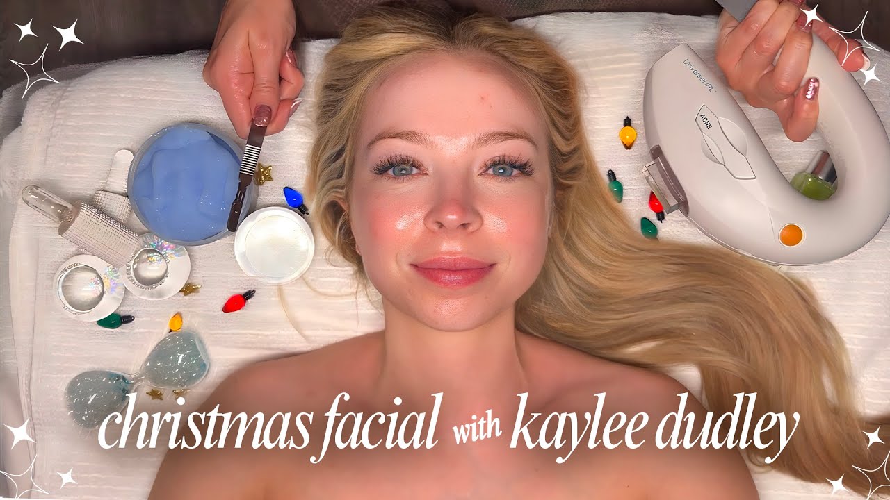 Christmas ASMR Facial with Kaylee Dudley - YouTube