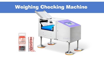 ZS-CW150 Automatic Small Products Weighing and Sorting Checkweigher Machine