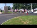 251st arrive at the airport for deployment
