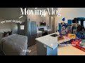 MOVING VLOG | ROOM SET UP FT LULL, APARTMENT SHOPPING HAUL, CLEANING &amp; MORE