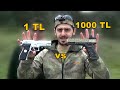 1 TL vs 1000 TL Glock Tabanca İncelemesi !