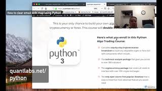 How to delete email with IMAP and Python