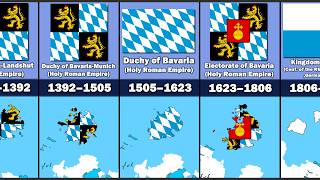 Evolution Of Bavarias Flag And Territory