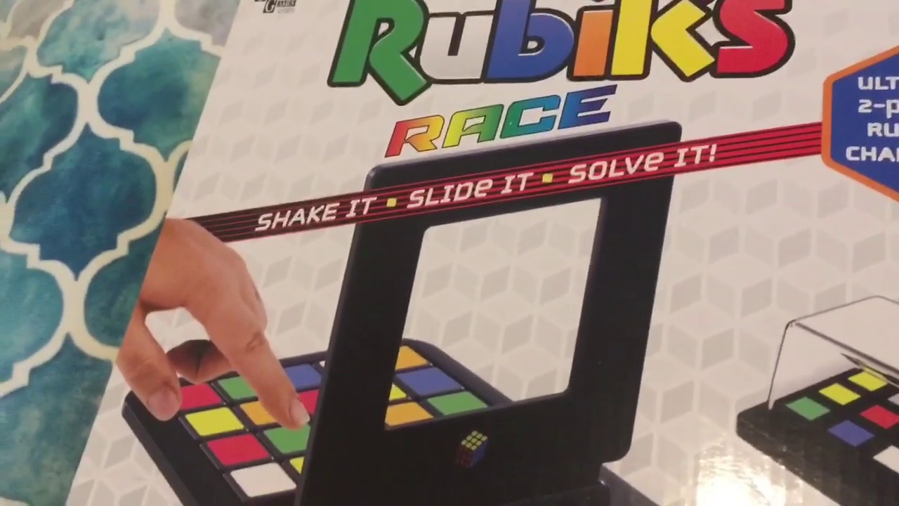 Playing the Rubik’s race game YouTube