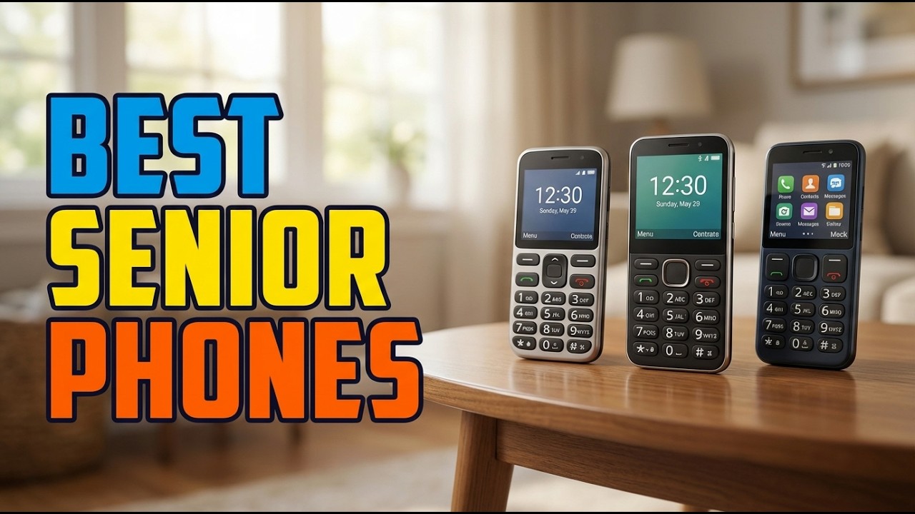 TOP 5 Best Cell Phones For Seniors 2026 - YouTube
