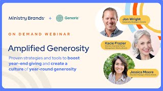 Amplified Generosity: Year-End Generosity Webinar