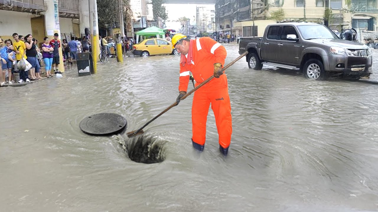 Drain the Flood, Save the Street Clearing Storm Drains - YouTube