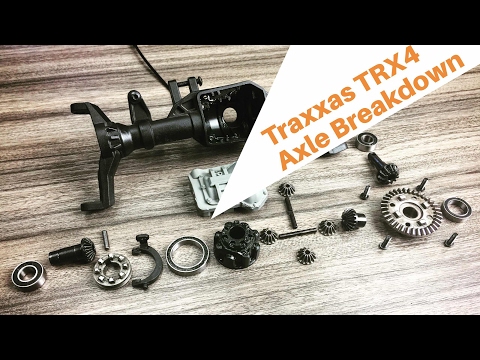 Traxxas TRX4 Axle Disassembly - Portals & Selectable Locking Differentials