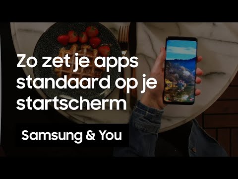 Apps standaard op je startscherm zetten | Samsung & You