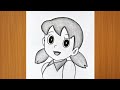 How to Draw Shizuka from Doraemon step by step || Easy drawing ideas for beginners || Step by Step