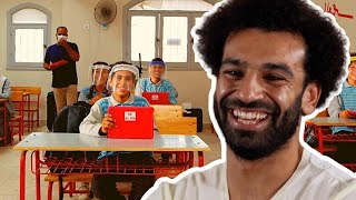 Mo Salah surprises Egyptian schoolchildren screenshot 2