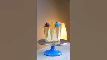 This is how you can make an ice cream cake with 0 effort 🍦
