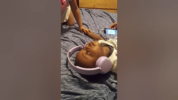 Baby listening to music *by terri Russell*