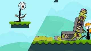 Stick Shot - Funny Stickman Brain Puzzle Games - All Levels 1-20 - Gameplay Walkthrough #games screenshot 5
